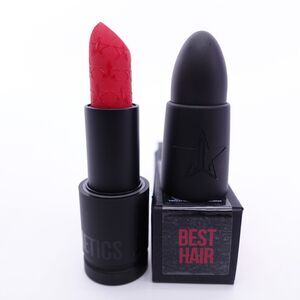Jeffree Star Velvet Trap Lipstick Best Hair Hot Red Orange New